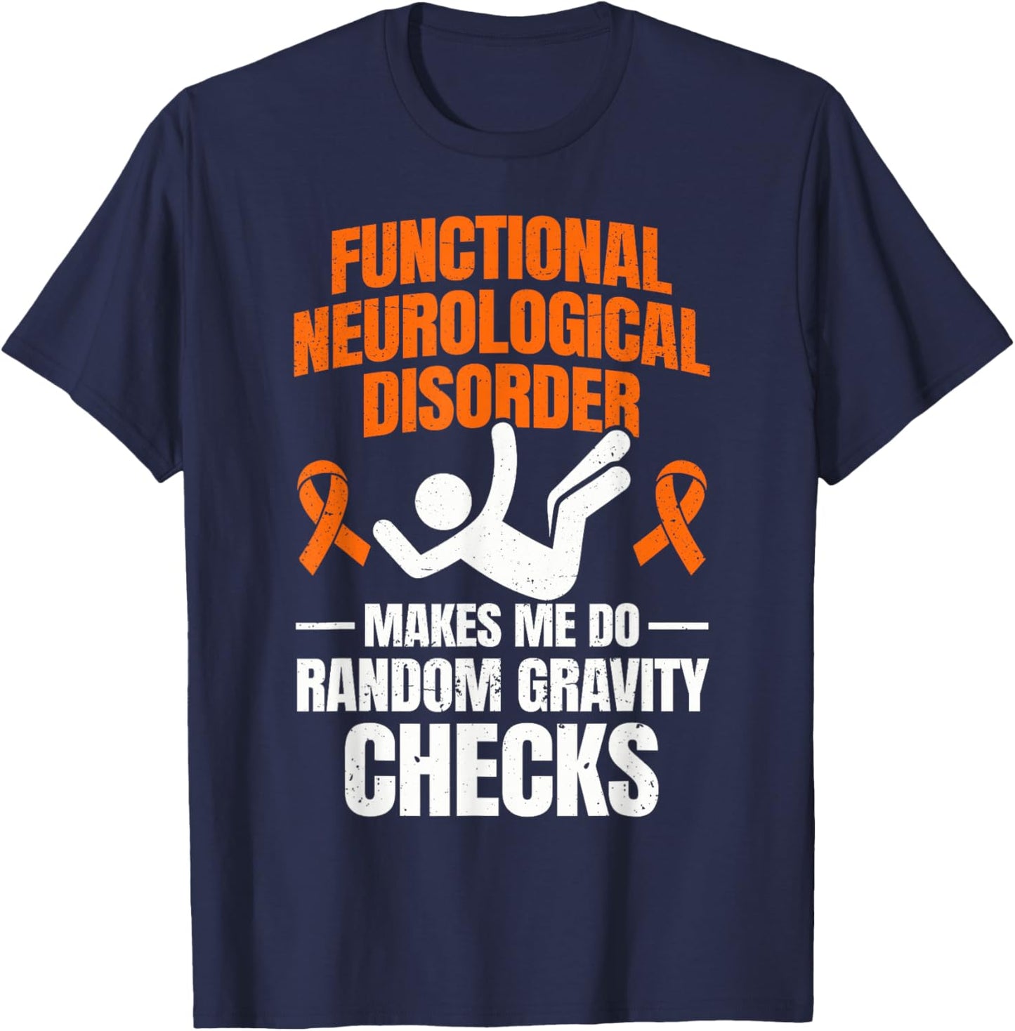 Functional Neurological Disorder FND Warrior T-Shirt - T-Shirt | Navy