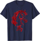 Chinese New Year Horse 2026 Zodiac Year of The Horse T-Shirt - T-Shirt | Navy