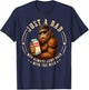 Funny Bigfoot Just A Dad Who Always Came Back with The Milk T-Shirt - T-Shirt | Navy