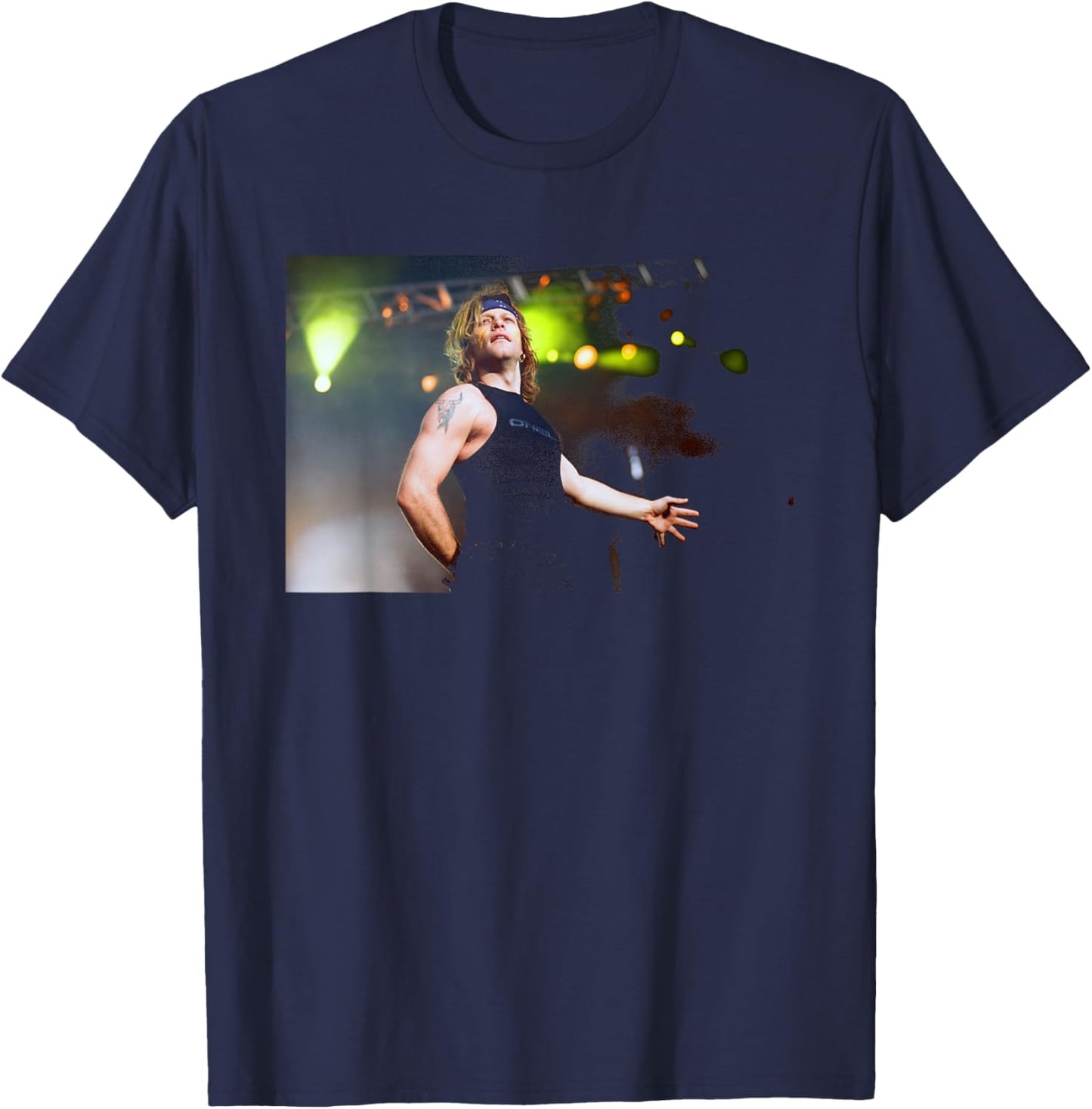 Jon Bon Jovi Livin' On A Prayer Singer These Days Tour T-Shirt - T-Shirt | Navy
