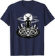 Baphomet Graveyard Ritual Pentagram Design Satanic and Satan T-Shirt - T-Shirt | Navy