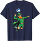 Leprechaun Playing Volleyball St Patricks Day Sport Men Boys T-Shirt - T-Shirt | Navy