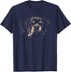 Dog Smoking Funny Rottweiler Smoking Dog Meme T-Shirt - T-Shirt | Navy