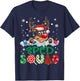 Reindeer Santa Hat SPED Squad Teacher Funny Christmas Kids T-Shirt - T-Shirt | Navy
