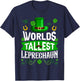 World's Tallest Leprechaun St Patrick's Day Men Boy Kid T-Shirt - T-Shirt | Navy