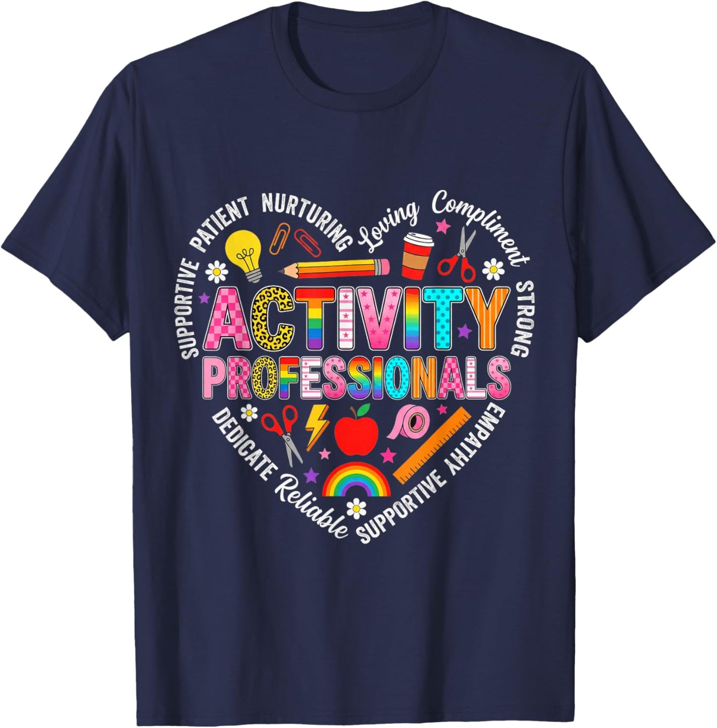 Activity Manager Activity Professionals Activity Coordinator T-Shirt - T-Shirt | Navy