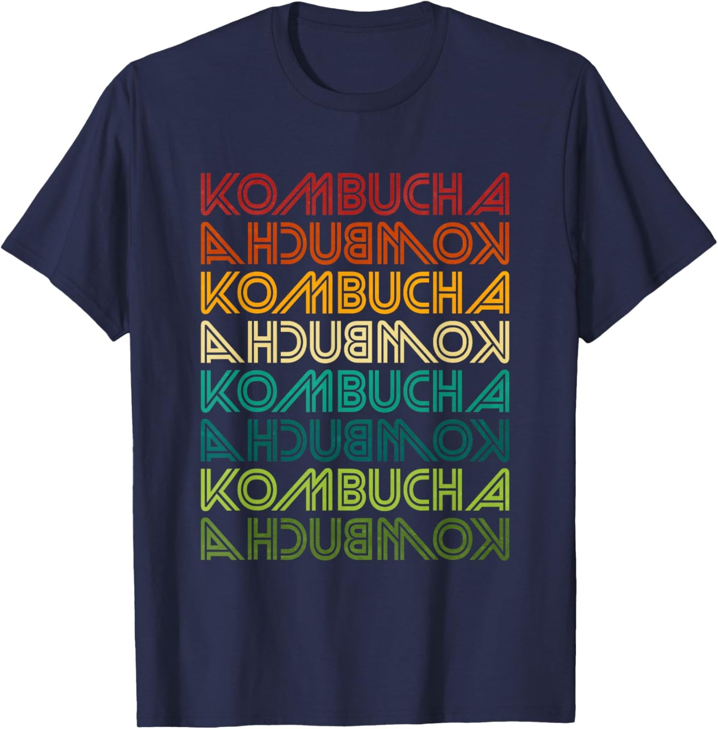 Retro Kombucha T-Shirt - T-Shirt | Navy