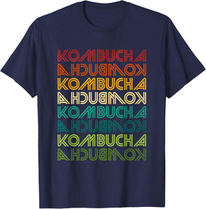 Retro Kombucha T-Shirt - T-Shirt | Navy