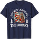 Rockin’ Around The Library Christmas Graphic T-Shirt - T-Shirt | Navy