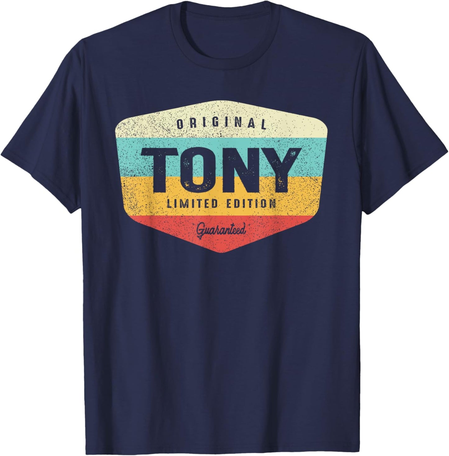 Tony Personalized Name - Tony T-Shirt - T-Shirt | Navy