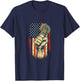 American Flag Angle Grinder American Worker Pride T-Shirt - T-Shirt | Navy