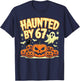 Haunted by 67 Halloween Ghost Six Seven Gen Alpha Z T-Shirt - T-Shirt | Navy