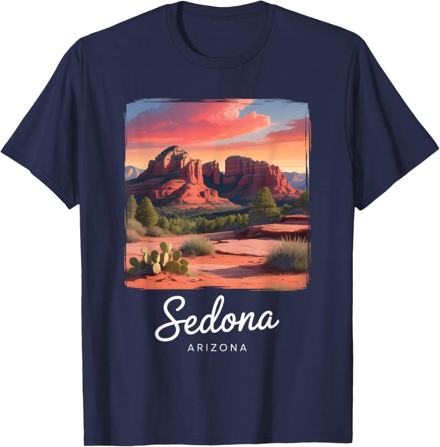 Sedona Arizona T-Shirt - T-Shirt | Navy