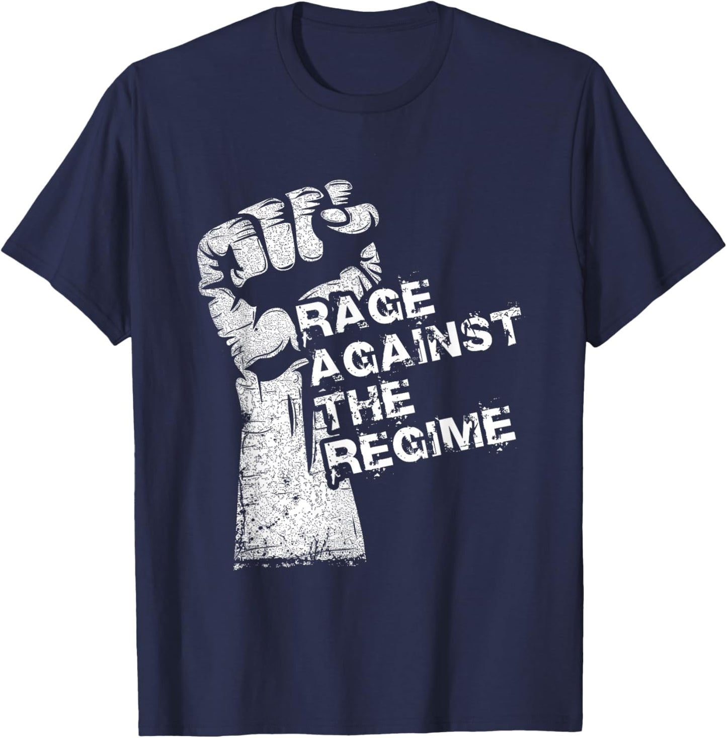 Rage Against The Regime T-Shirt - T-Shirt | Navy