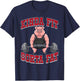 Funny Gym Workout Kinda Fit Sorta Fat Pig T-Shirt - T-Shirt | Navy