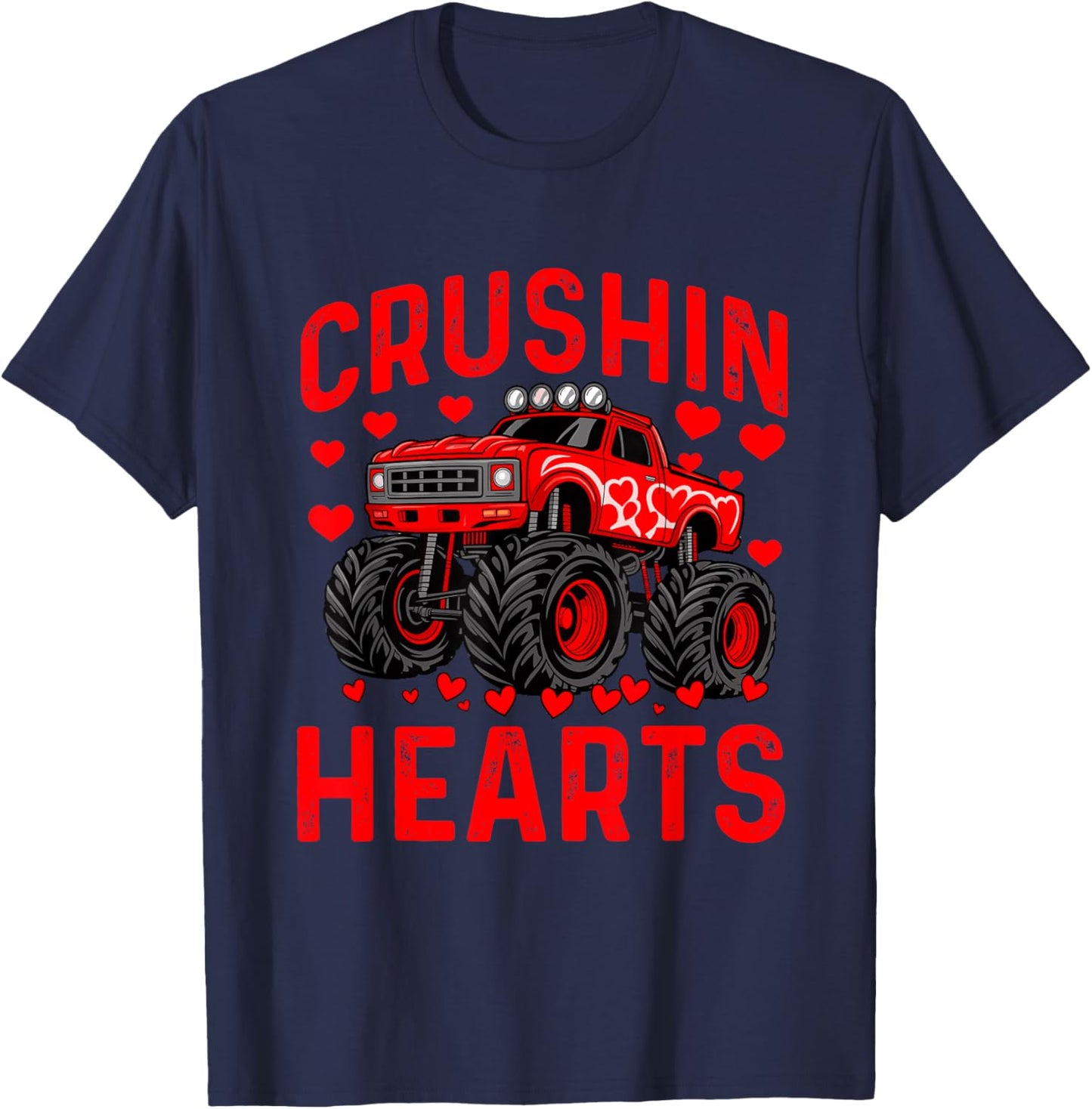 I'm Ready to Crush Hearts Boys Funny Valentines T-Shirt - T-Shirt | Navy