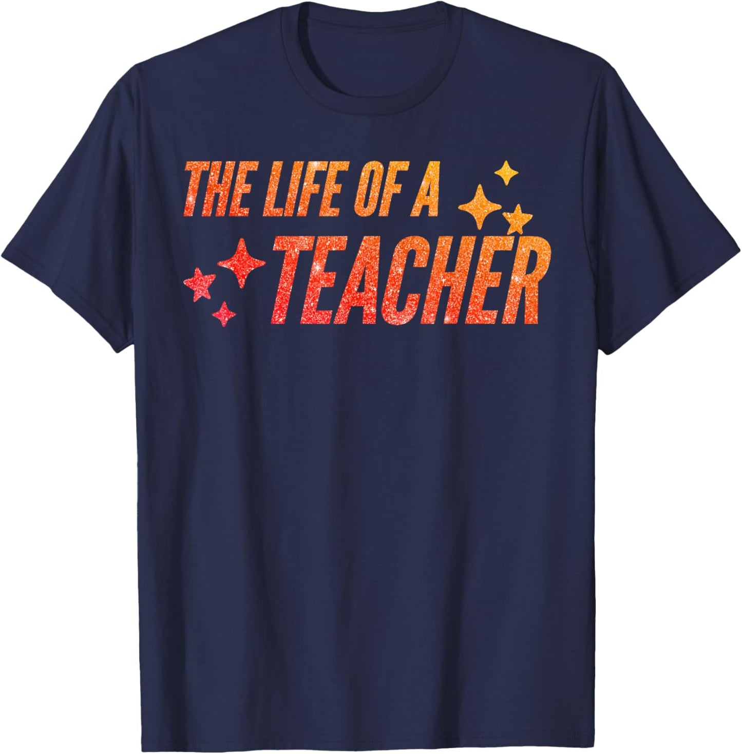 The Life of A Teacher Women Kids T-Shirt - T-Shirt | Navy