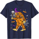 Spooky Bigfoot Halloween Pumpkin Funny Halloween Sasquatch T-Shirt - T-Shirt | Navy