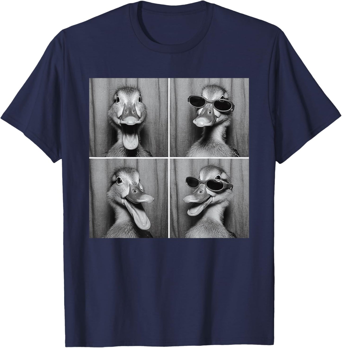 Funny Duck Sunglasses T-Shirt - T-Shirt | Navy