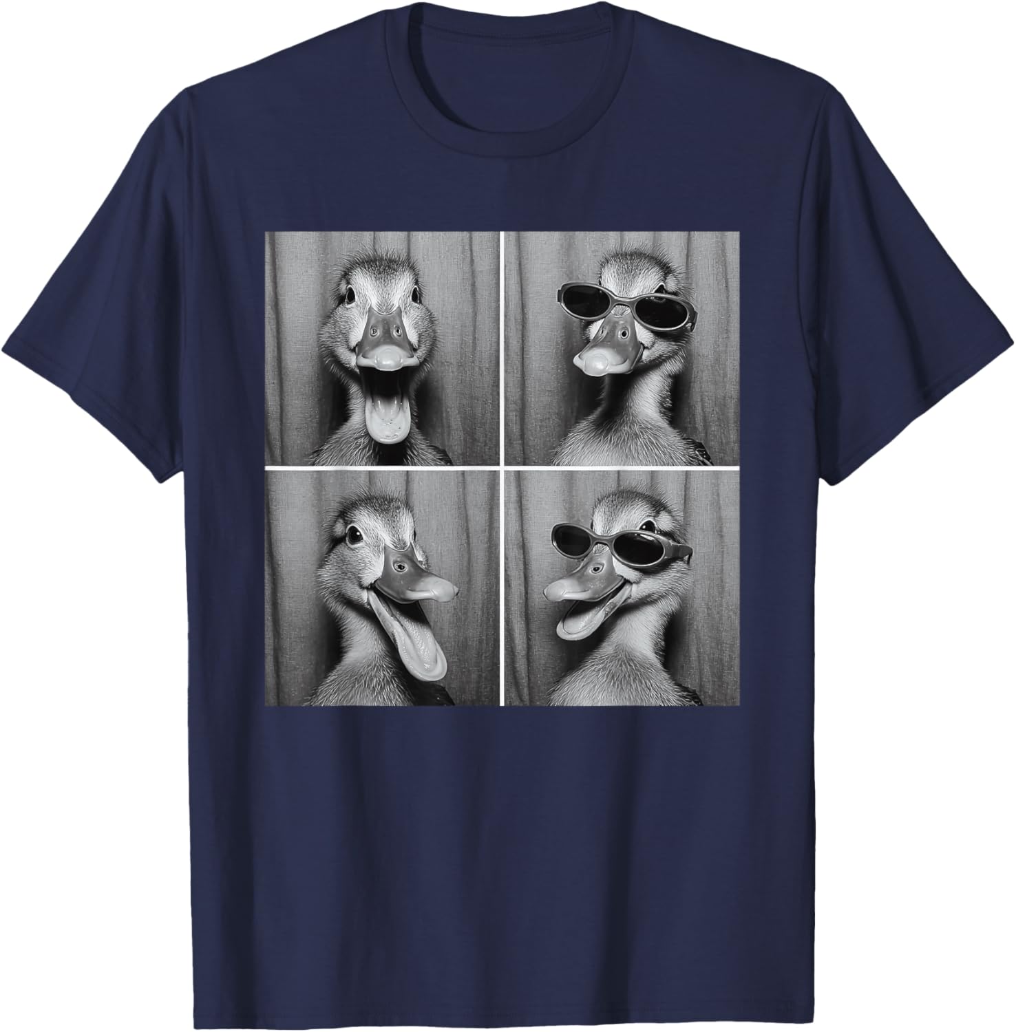 Funny Duck Sunglasses T-Shirt - T-Shirt | Navy