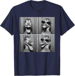 Funny Duck Sunglasses T-Shirt - T-Shirt | Navy