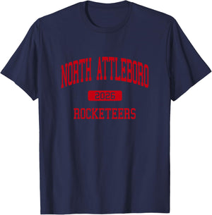 North Attleboro High School Class of 2026 North Attleborough T-Shirt - T-Shirt | Navy