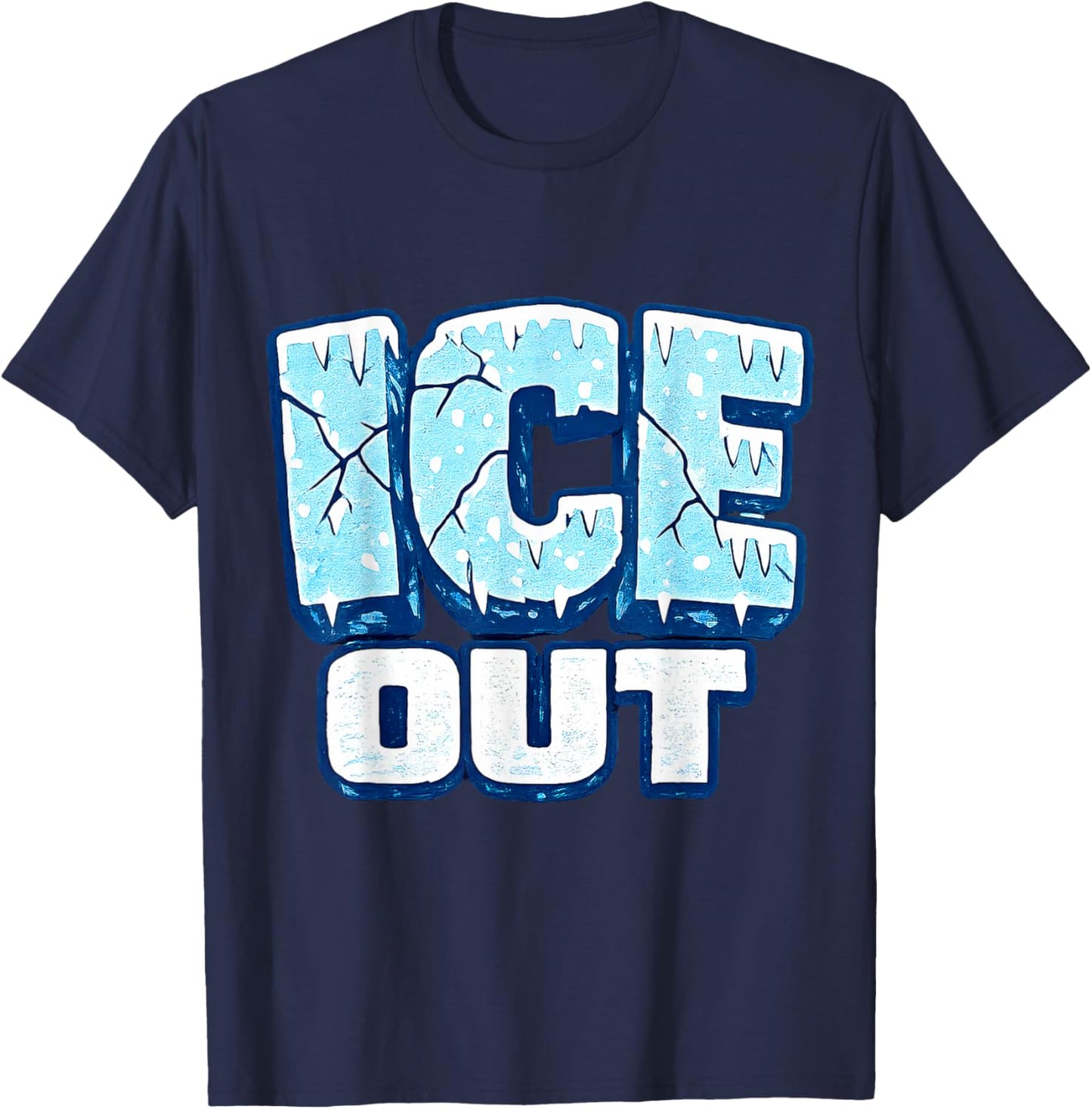 ICE Out Protest Anti-ICE Immigration T-Shirt - T-Shirt | Navy