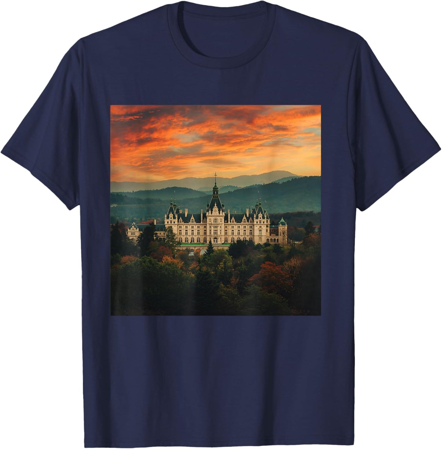 Biltmore at Sunset T-Shirt - T-Shirt | Navy