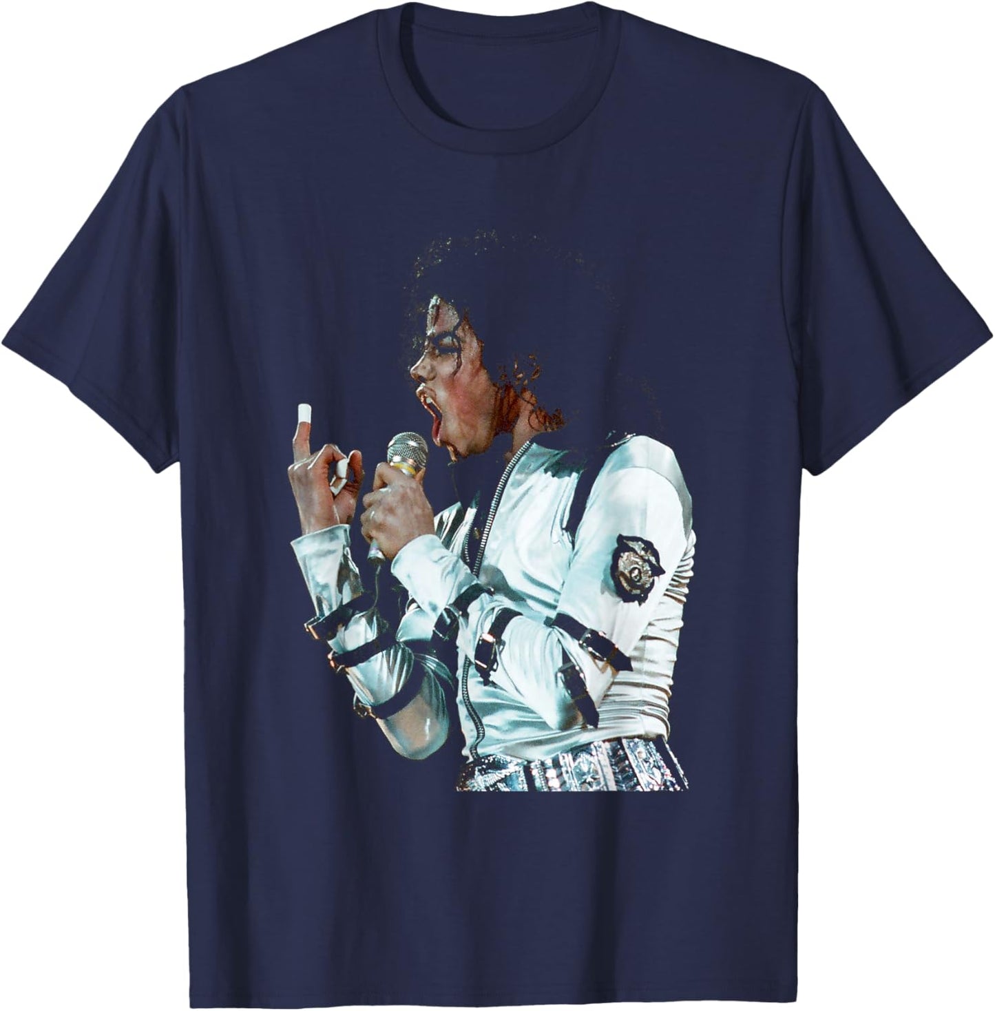 Michael Jackson Live Bad Tour Wembley 1988 T-Shirt - T-Shirt | Navy
