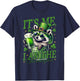 Funny Raccoon St. Patrick Day It's Me I Am The Shenanigans T-Shirt - T-Shirt | Navy