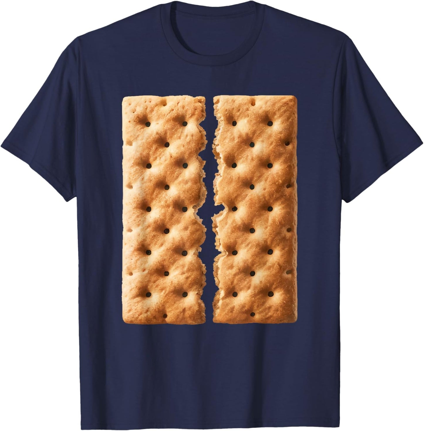 Graham Cracker Shirt Men Women Kids Smores Costume T-Shirt - T-Shirt | Navy