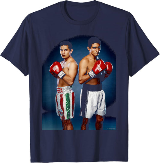 Boxers Erik Morales & Antonio Barrera Marco Michael Grecco T-Shirt - T-Shirt | Navy