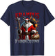 Xmas Horror Krampus Coming Town Merry Christmas Gothic T-Shirt - T-Shirt | Navy