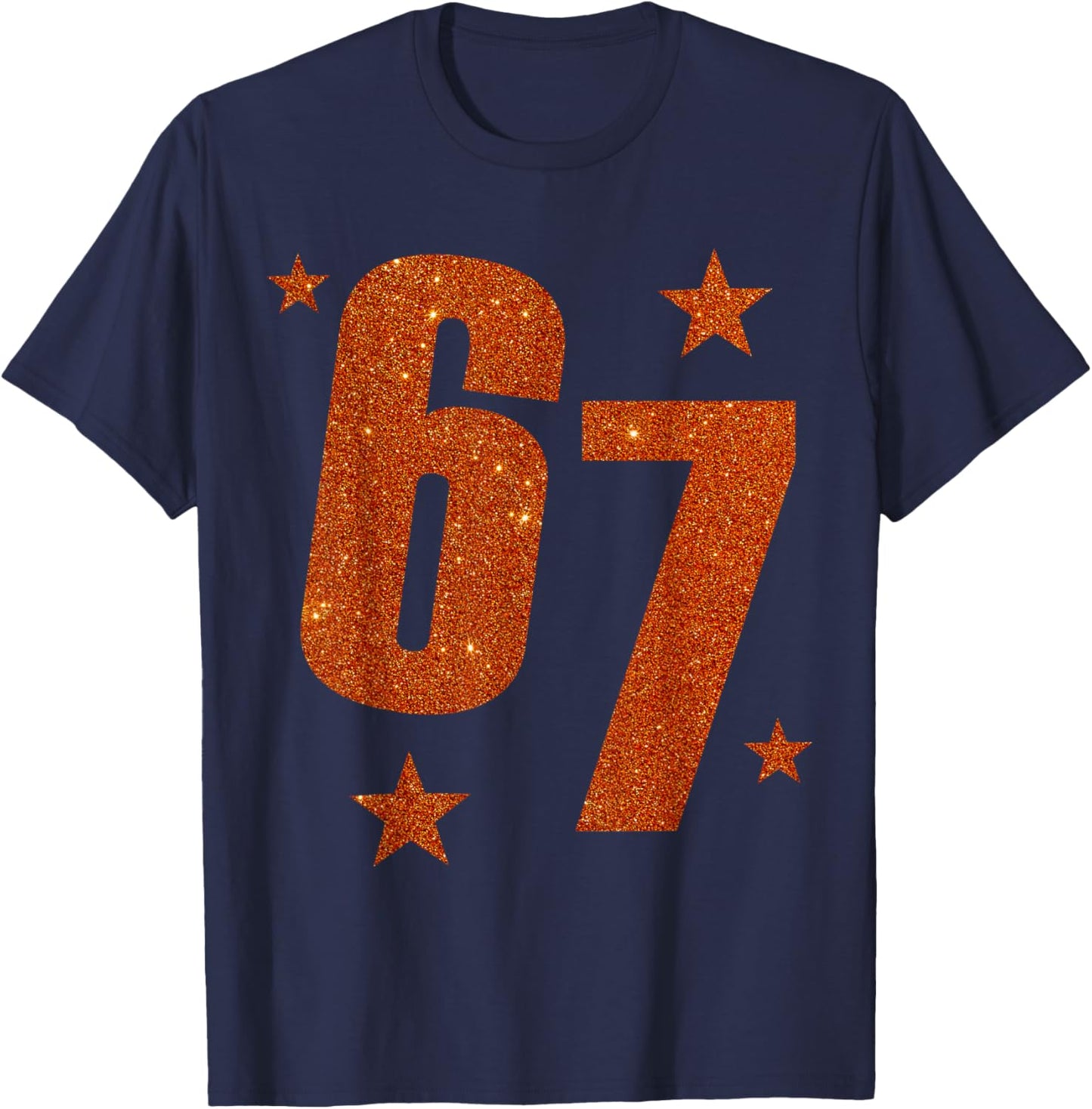 Retro 6 7 Halloween Costume The Life of Six Seven 67 Meme T-Shirt - T-Shirt | Navy