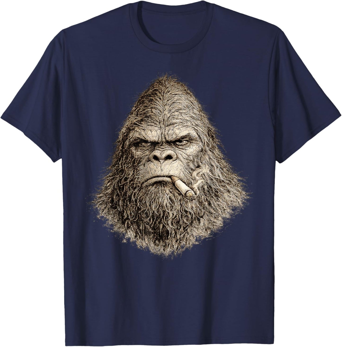 Vintage Bigfoot Street Y2K Style Meme Funny Gifts Men Women T-Shirt - T-Shirt | Navy