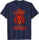 The Lion of Judah - Christian Faith Symbol T-Shirt - T-Shirt | Navy