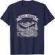 Vintage Helen Georgia Sketch Art Design T-Shirt - T-Shirt | Navy