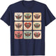 Cute Mothman Valentine Puns Cryptid Lover Cards T-Shirt - T-Shirt | Navy
