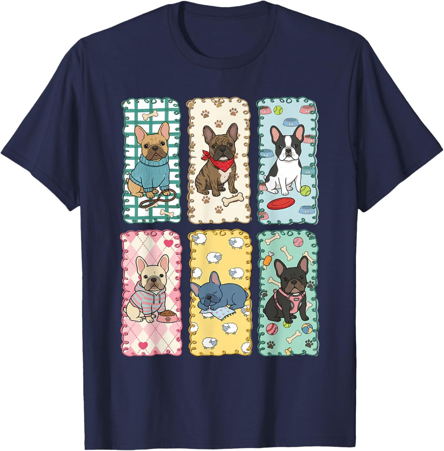 French Bulldog T-Shirt - T-Shirt | Navy