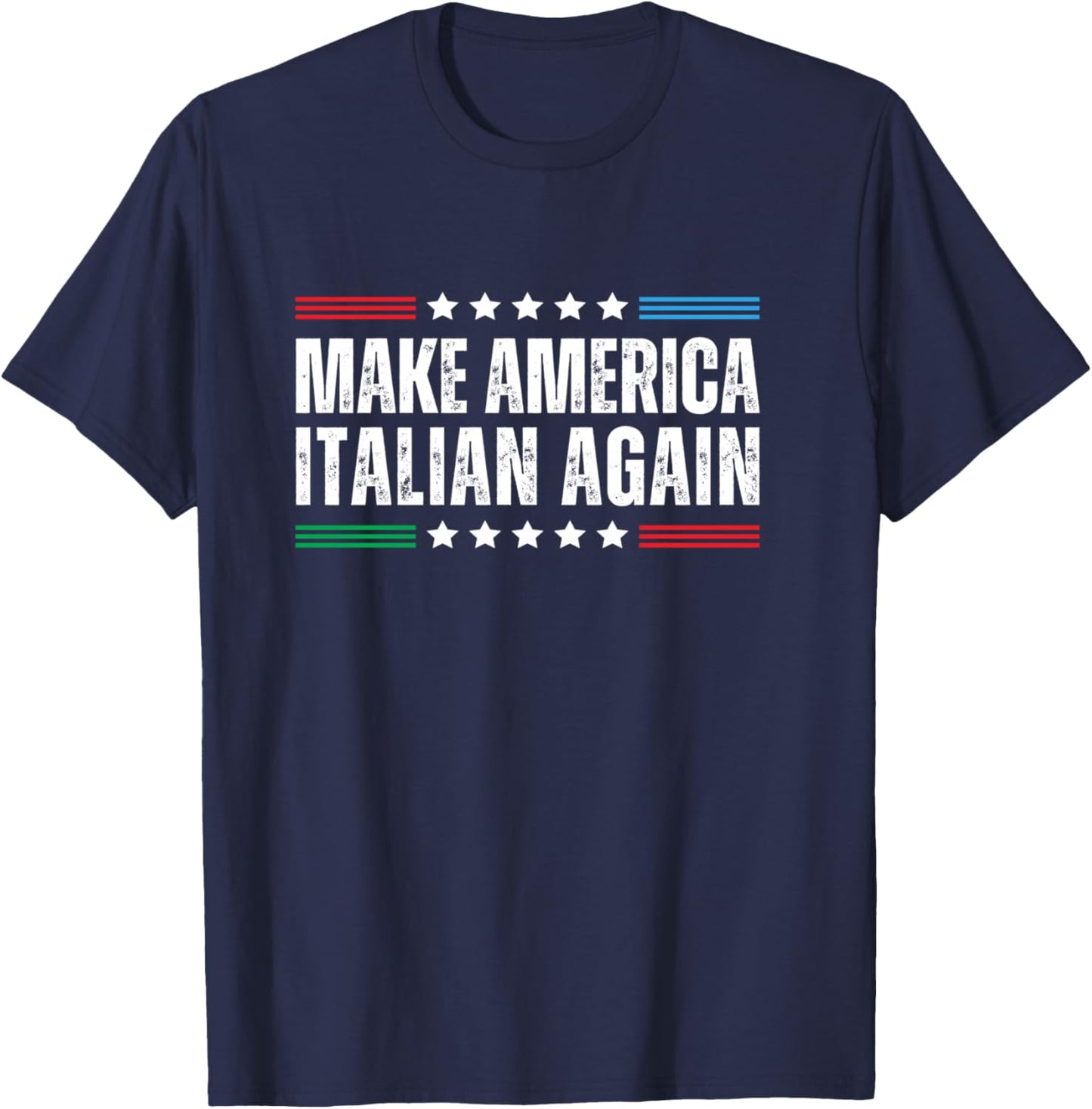 Make America Italian Again T-Shirt - T-Shirt | Navy
