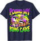 Pound My King Cake Funny Mardi Gras Unhinged Adult Humor T-Shirt - T-Shirt | Navy