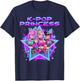 K-pop Princess K Pop Kids Girls K-pop Birthday Girl Kpop T-Shirt - T-Shirt | Navy