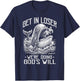 Get in Loser We're Doing God's Will Jonah Whale Funny T-Shirt - T-Shirt | Navy