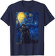 Starry-Nights Crusader Knights Templar T-Shirt - T-Shirt | Navy