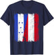 Honduras Austria Half Flag Honduran Austrian Heritage T-Shirt - T-Shirt | Navy