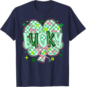 St Pattys Day Lucky Shamrock St. Patrick's Day Men Women T-Shirt - T-Shirt | Navy