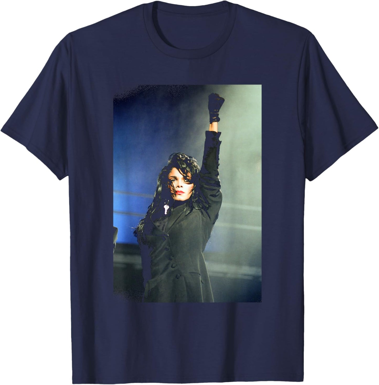 Janet Jackson Live Rhythm Nation World Tour Miss You Much T-Shirt - T-Shirt | Navy