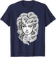 Medusa Goddess Snake T-Shirt - T-Shirt | Navy