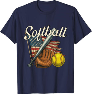 Softball - Softball Lover Softball Player Softballer T-Shirt - T-Shirt | Navy