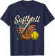 Softball - Softball Lover Softball Player Softballer T-Shirt - T-Shirt | Navy